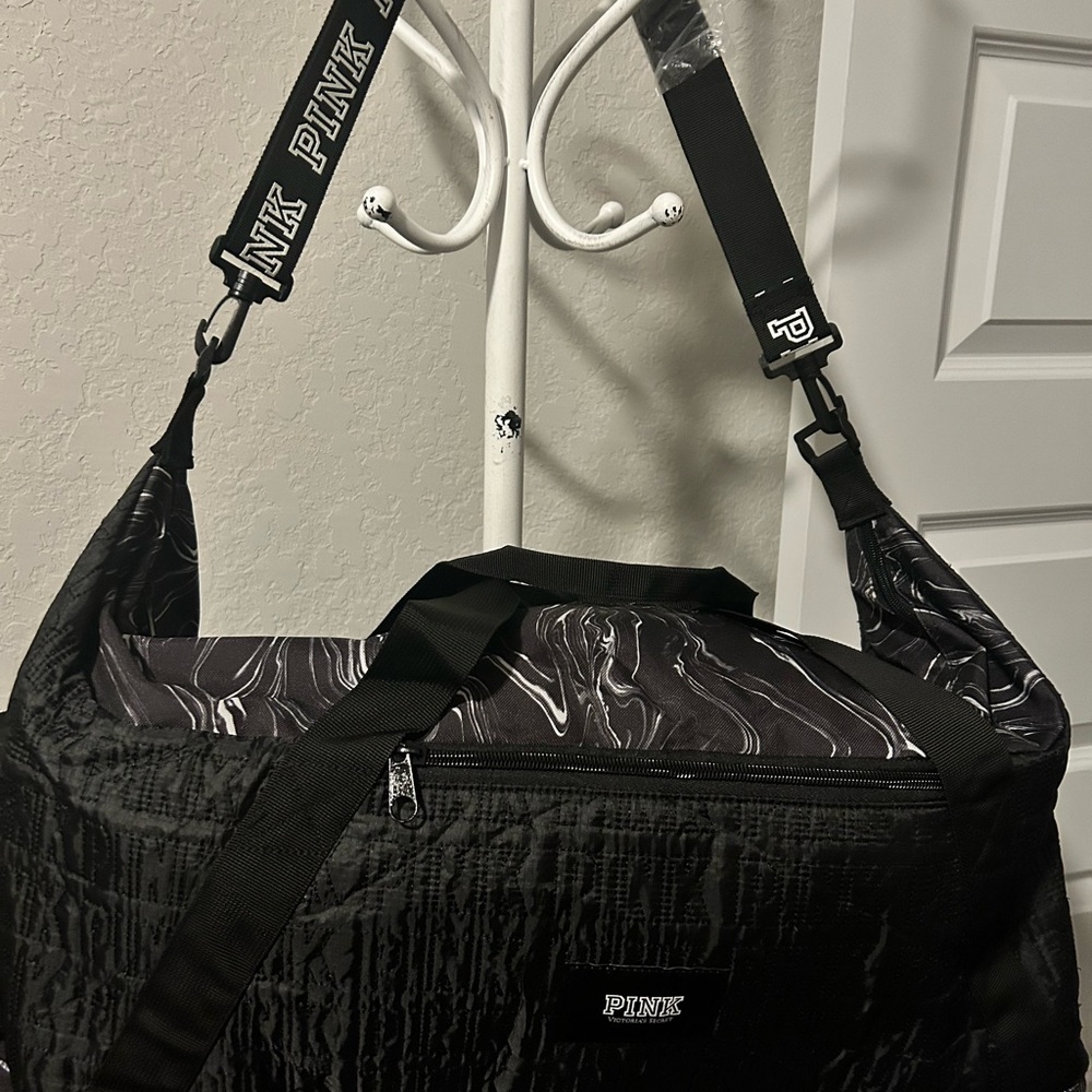 PINK Large Travel bag with small tote - Picture 2 of 3